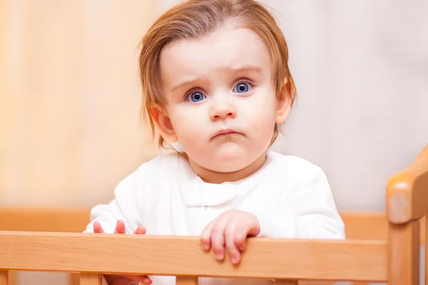 Serious little girl — Stock Photo, Image