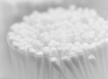 Grup Beyaz pamuk temizleme bezi