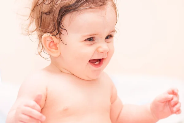 Little girl with blue eyes — Stock Photo, Image