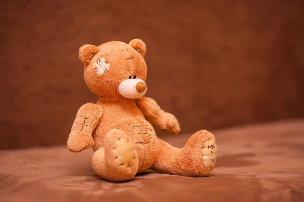 Brauner Teddybär Stockbild