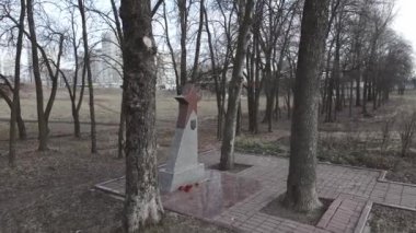 İkinci Dünya Savaşı sırasında Meçhul Asker 'in Mezarı. Ölen askerin anıtı..