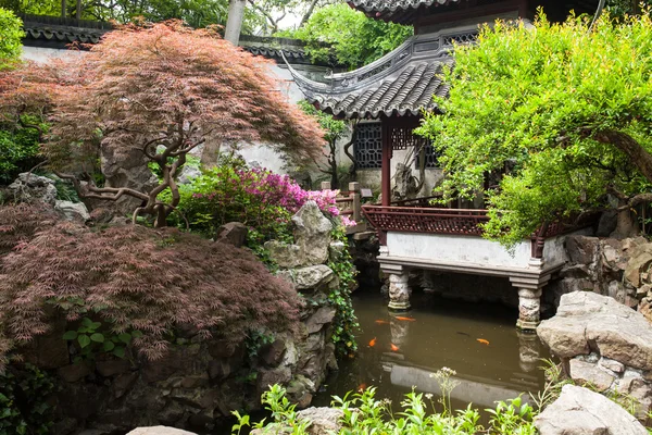 Mirador chino en el jardín — Foto de Stock