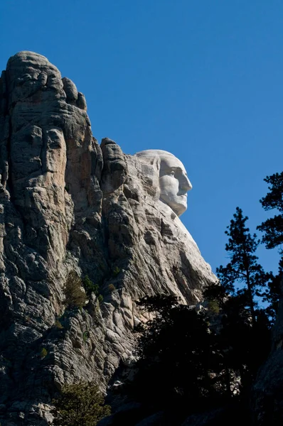 Dakota Del Sur Black Hills Monumento Nacional Monte Rushmore Cabeza —  Fotos de Stock