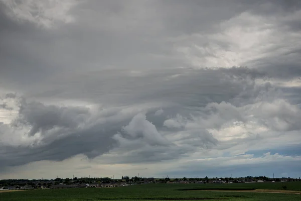 Франклін Айова Штормові Хмари Які Створюють Дуже Сильні Вітри Дощ — стокове фото