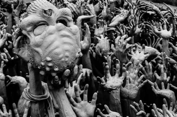 Chiang Rai Wat Rong Khun - Tempio Bianco 15 — Foto Stock