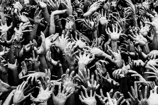 Chiang Rai Wat Rong Khun - Tempio Bianco 13 Foto Stock