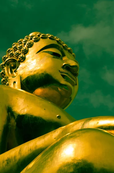 Buddha gigante d'oro - Triangolo d'oro 4 Immagine Stock