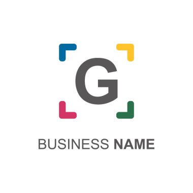 Harf Logo vektör şablonu. Modern basit logo. yaratıcı logo tasarımı