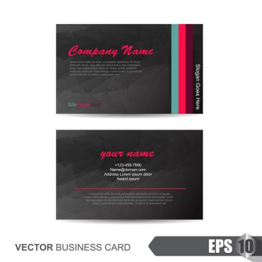 modern kartvizit şablonu