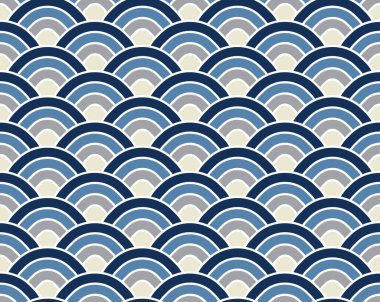 Japonca vektör pürüzsüz desenler