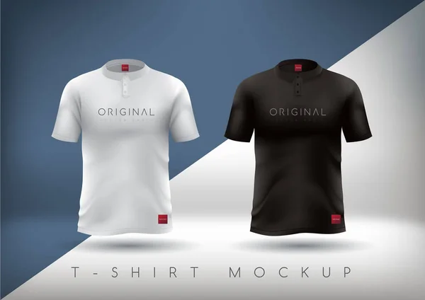Sport Shirt Design Schlanke Passform — Stockvektor