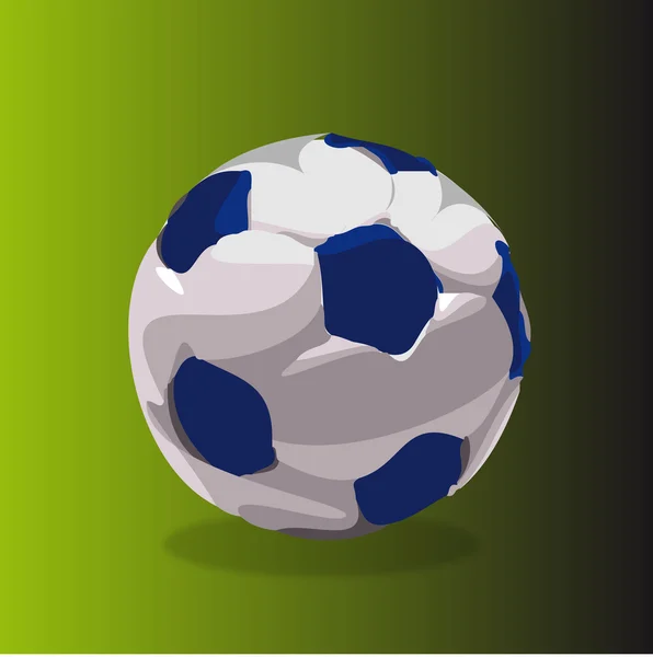 Balón de fútbol — Vector de stock