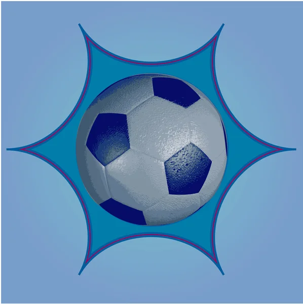 Futbol topu yanıyor.