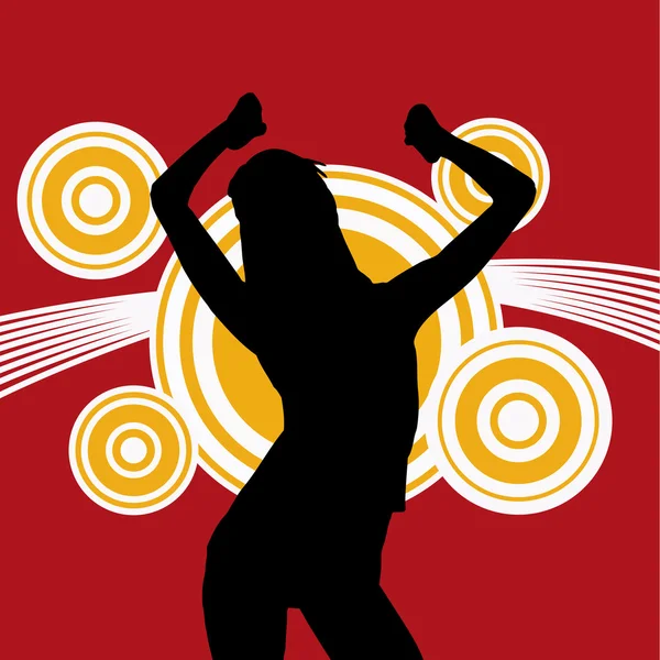 Música dance — Vector de stock