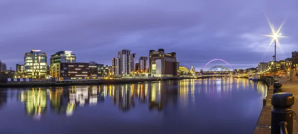 Tyne sábio Panorama 2 — Fotografia de Stock