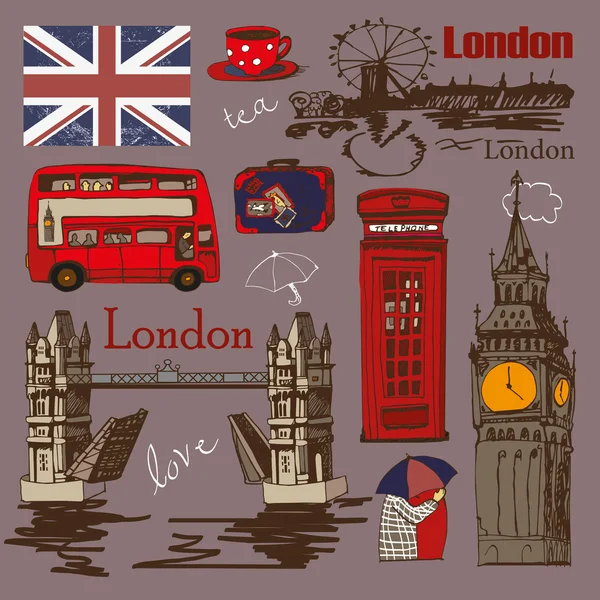 London style design set. Vector Graphics