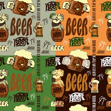 Beer seamless clipart