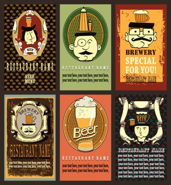 Bira etiket kümesi Tasarla