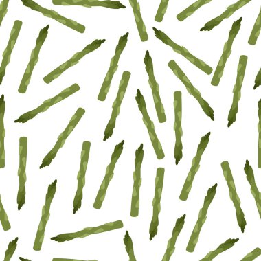 Kuşkonmaz domatessiz beyaz arka planda izole edilmiş. Vektör el çizimi illüstrasyon.