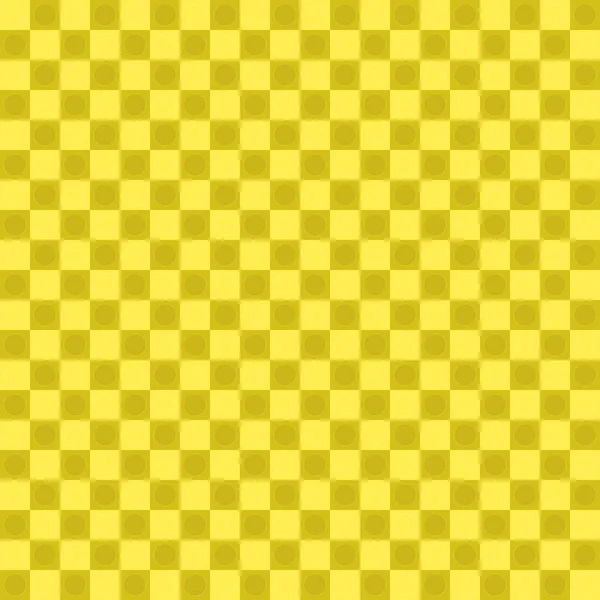 Wektor Klasyczna Żółta Półtonowa Szachownica Okrągłą Geometryczną Dekoracją Mozaikową Abstrakcyjne — Wektor stockowy