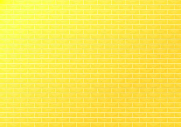 Žluté Zlato Světlo Cihly Zeď Abstraktní Pozadí Textura Tapety Pozadí — Stockový vektor