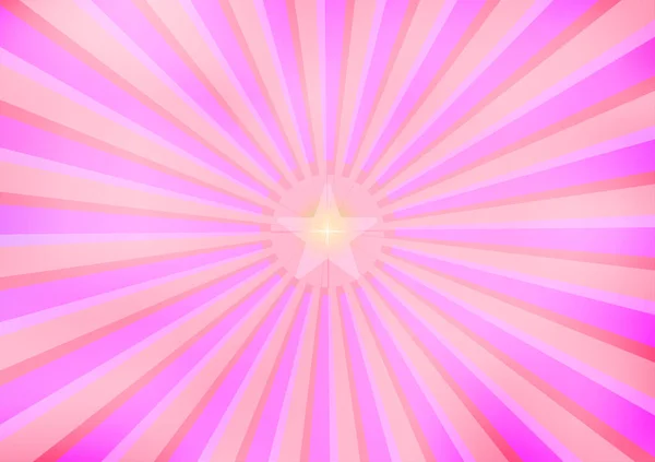 Fondos Abstractos Con Rayos Luz Rosa Estrella Rayo Sol Brillante — Archivo Imágenes Vectoriales