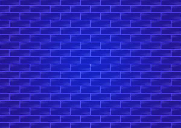 Brick Mur Bleu Coloré Abstrait Arrière Plans Lumière Texturé Fond — Image vectorielle