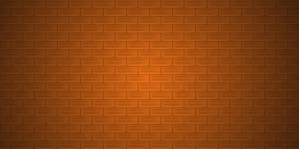 Brown Brick Wall Abstract Backgrounds Light Textured Wallpaper Backdrop Template — Stock Vector