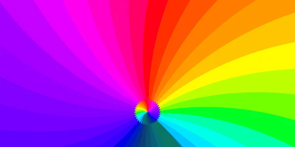 Spectrum Linie Promienie Błyszczące Sunburst Jasny Kolor Sztuka Grafika Design — Wektor stockowy