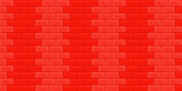 Rood Heldere Kleurrijke Baksteen Muur Gebouw Architectuur Achtergrond Abstract Achtergrond — Stockvector