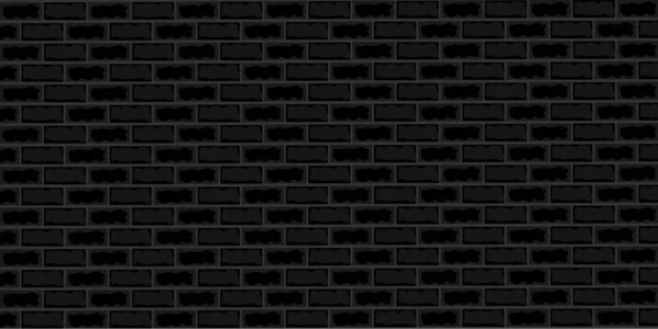 Cihlová Zeď Budova Beton Abstraktní Pozadí Černá Barva Interiér Tapety — Stockový vektor