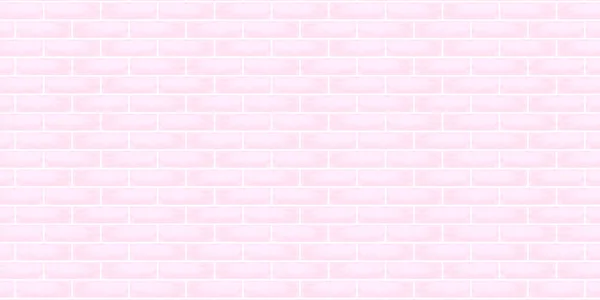 Abstraktní Pozadí Roztomilý Růžová Barva Cihla Zeď Budova Textura Tapety — Stockový vektor