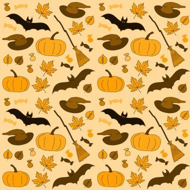 Cadılar Bayramı kusursuz desen