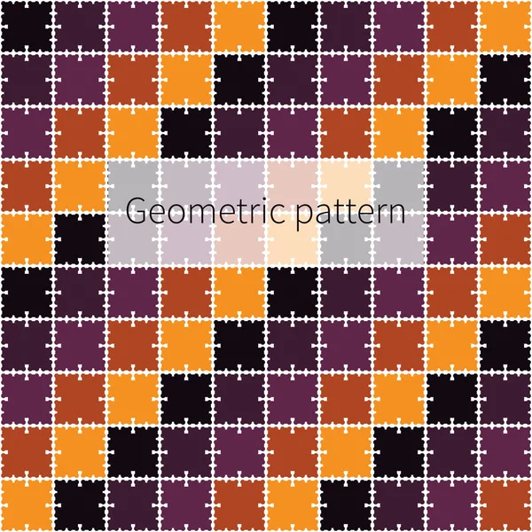 Χωρίς ραφή μοτίβο με τετράγωνα — Διανυσματικό Αρχείο