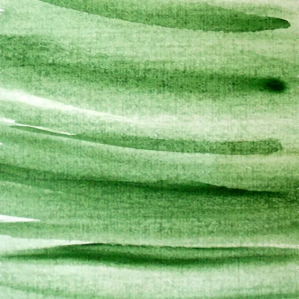 Grüne Aquarelltextur — Stockvektor