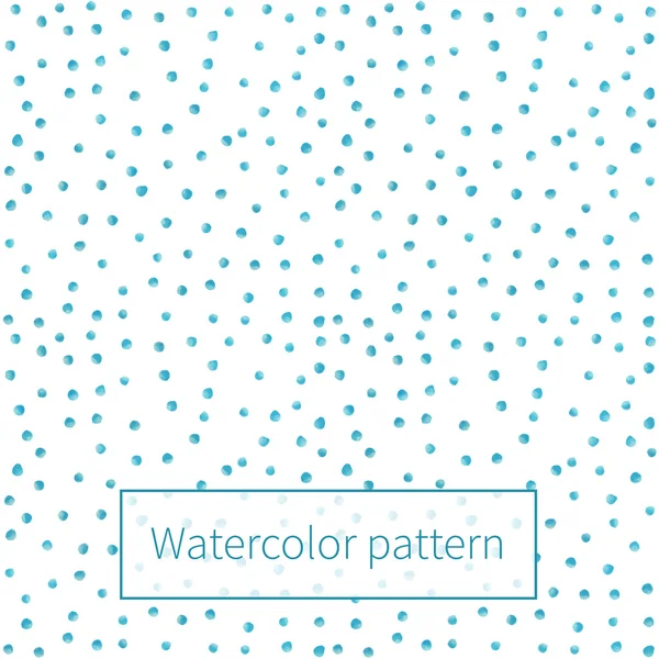 Watercolor brush dots background — Stock Vector