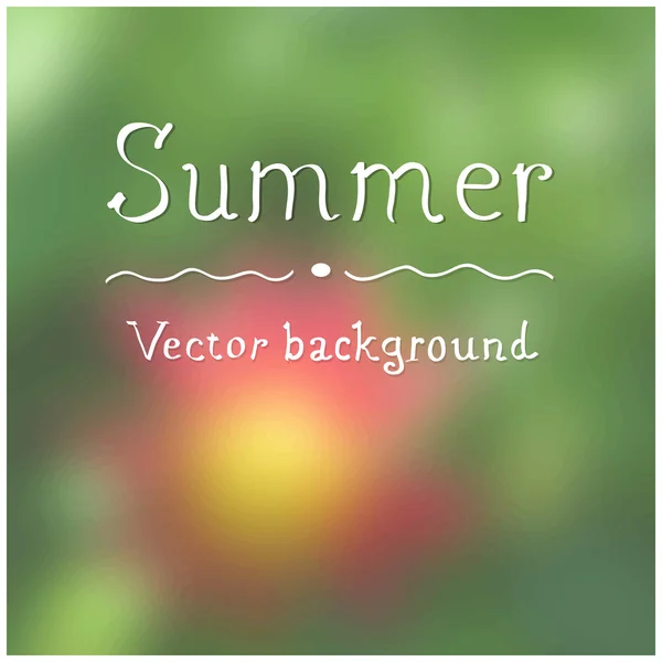 Abstract summer poster — Stock Vector