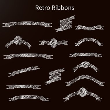Retro şeritler koleksiyonu