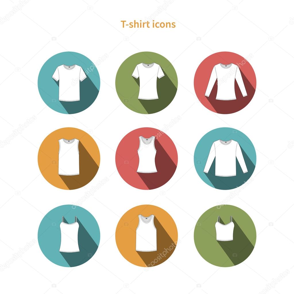 Set of clothes icons — Stock Vector © dreamcat #69875255