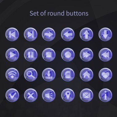 Menekşe web veya oyun simgeleri