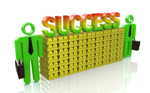 A siker elérésére vonatkozó információk tervezésének üzleti sikere — Stock Fotó