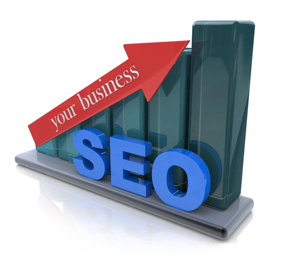 SEO promotion in your business — Stock Photo, Image