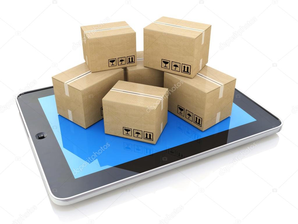 Shipping, delivery and logistics technology business industrial 