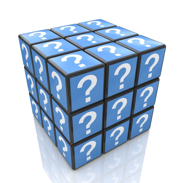 SSS küp bir soru işaretleri ile