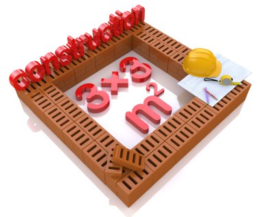 Yeni bir ev için inşaat planı