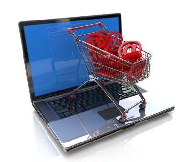 3d konsept alışveriş online