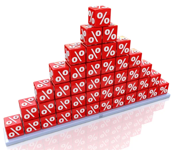 Discount Sales Percentage Background — Stock Photo, Image