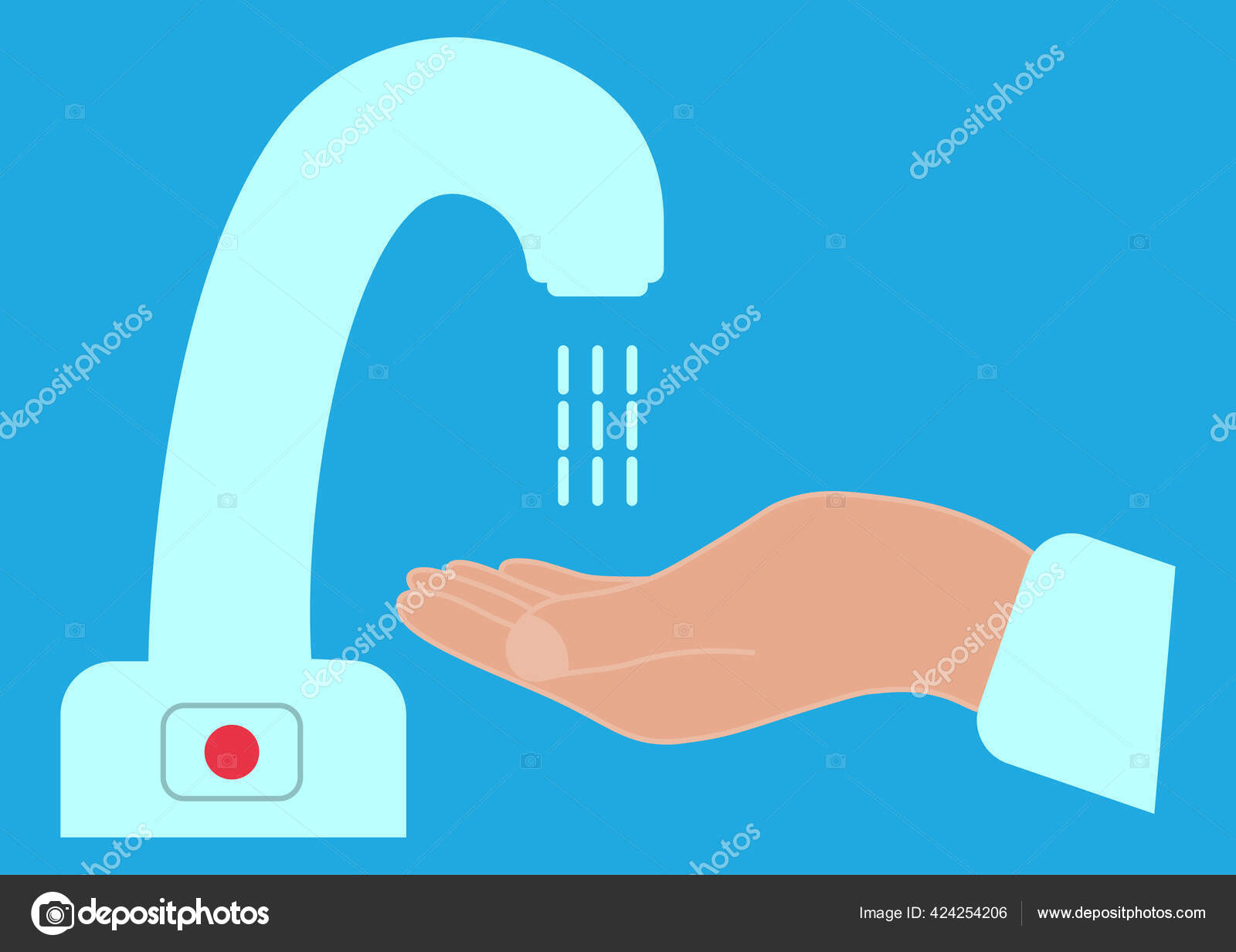 センサーで蛇口の下を洗う手 手で少ない色の水クレーンに触れます 水道水だ 無菌表面 自動手洗浄蛇口アイコン ベクターイラスト ストックベクター C Koliryna センサーで蛇口の下を洗う手 手で少ない色の水クレーンに触れます 水道水だ 無菌表面 自動手洗浄蛇口アイコン ベクターイラスト ストックベクター C Koliryna