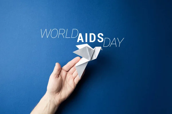 Paper World AIDS Day concept.