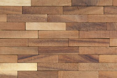 Ahşap blokların arka planı. Üst görünüm.